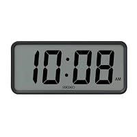 Amazon.co.jp: セイコークロック 掛時計 黒 直径265×44mm 電波
